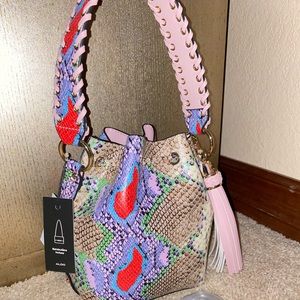 Aldo Snake Bucket Bag